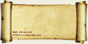 Tanja Jačović vizit kartica